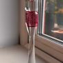 Jerpoint Glass candle holder rose colour Image 2