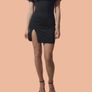 Elegant Black Mini Dress UK 14 Image 4