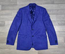 Louis Copeland Loro Piana Wool Silk Linen Tweed Blazer Jacket Mens Large Tailored Fit RRP 700 Euro