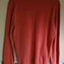 womens TOMMY HILFIGER Orange v neck jumper sweater Size medium Image 7