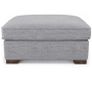 Grey couch footstool / pouffe Image 3