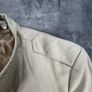 Zara Man Utility Blazer Jacket 48 Beige - Linen Blend- Military Chore Style Image 6