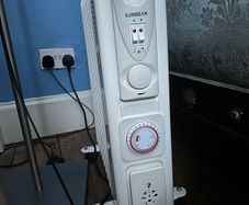 Oil filled radiator with timer
