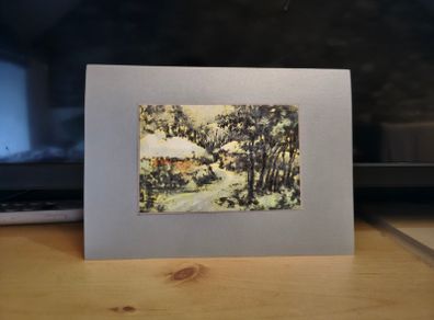 Oil and aquarelle