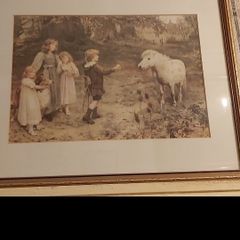 A Tempting Bait Framed Picture