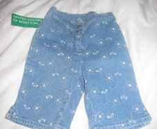 BWT Benetton Jeans 6-12months