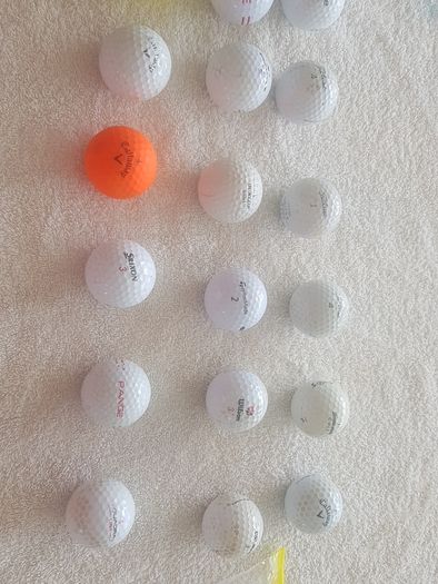 Golf balls and tees.