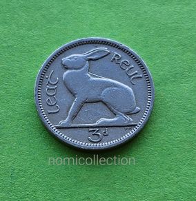 Ireland 1943 year 3 Pence.