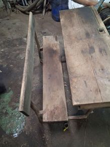 old school desk