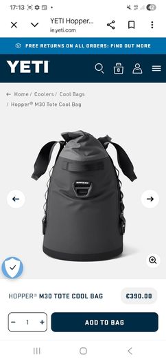 Yeti cooler bag