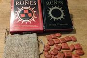 The Runes, The future revealed with this Ancient Norse system of Divination. New never used. Includes Book, Rune Stones and Bag.