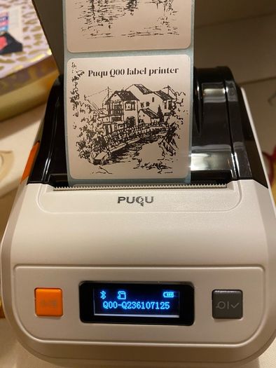 [Brand new] portable label printer Puqu q00