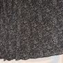 stunning black and white pleated midi skirt Image 6