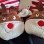 Baby Reindeer Booties. 3-6 Months. New Image 2