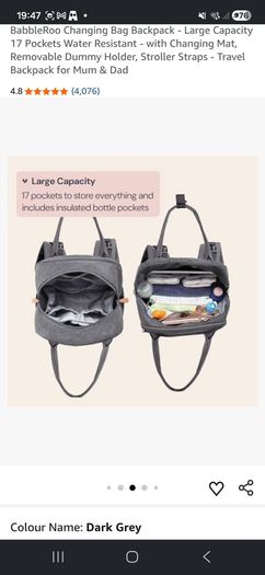 Babbleroo changing bag backpack