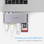 Rocketek Mini Dock Combo USB 3.0 Hub + HDMI 4K@30Hz & SD/TF Card Reader Aluminum Alloy (Brand New/Warranty) Image 6