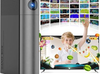 Motion Sensor TV Game Console for Kids: Play Retro and Modern Games on TV - Plug & Play Video Gaming System for Indoor Exercise Sports & Family Fun - Gift for Boys & Girls Ages 6+
