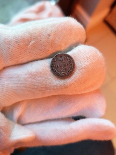 1838 Silver Two Pence Coin