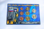 Slovenia first year euro coins set 2007 BUNC