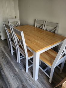 Table and 6 chairs
