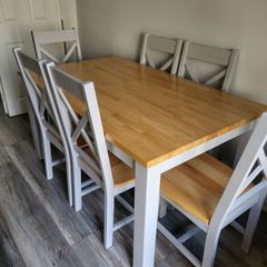 Table and 6 chairs