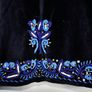 Blue Velveteen Beaded Vest Image 7