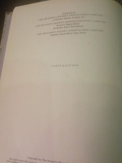 1st Edition Readers Digest Condensed Books