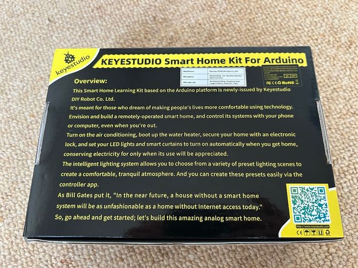 KEYESTUDIO Smart Home IoT Arduino Kit