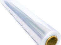 main image for ad Clear Cellophane Wrap Roll 100mt / 320 ft perfect for packaing, ecommerce, gift wrap. Industrial grade hamper wrap