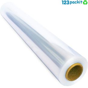 Clear Cellophane Wrap Roll 100mt / 320 ft perfect for packaing, ecommerce, gift wrap. Industrial grade hamper wrap