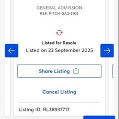 2 VIP tickets to The Weeknd - Ticketmaster genuine