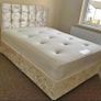 Brand New Stylish single Divan Beds.. Multiple Options Of Headboards. Tufted Memory Foam Mattresses Available. Drawers Storage Available Image 8