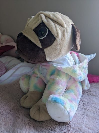 Large Pugsley Plush Unicorn Soft Toy
