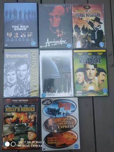Western and War Movie DVD