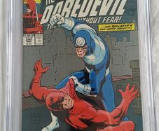Daredevil Bullseye Issue 290 CBCS / CGC 8.5 Certified Graded Comic Framed  DC Marvel