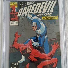 Daredevil Bullseye Issue 290 CBCS / CGC 8.5 Certified Graded Comic Framed  DC Marvel