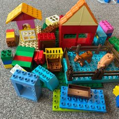 duplo for building houses, fences etc.