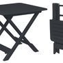 Folding Table in White Garden or Camping Table Ideal as Side Table Image 3