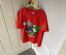 Next Red super Mario T-shirt age 8