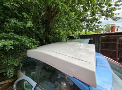 Class silage harvestor roof