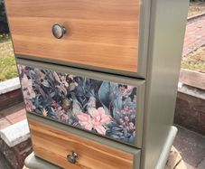 Solid wood bedside locker