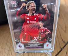 Hugo Ekitike Liverpool Topps Now card
