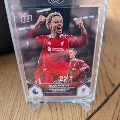 Hugo Ekitike Liverpool Topps Now card