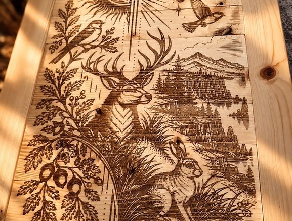 Custom Laser Engraving on Wood