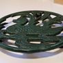 Vintage Cast Pot Trivet Stand Image 3