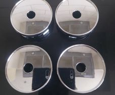 4 x Blank centre caps 60mm - FREE POST