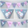 Eco-Friendly Personalised Cotton Bunting Made to Order Image 8
