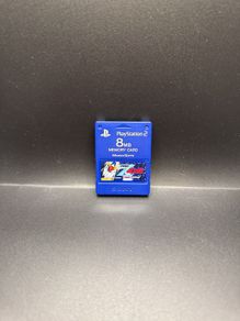 Ps2 Sony Official Gundam Z Blue Memory Card