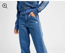 NEW Adidas Firebird Adicolor Denim Pants