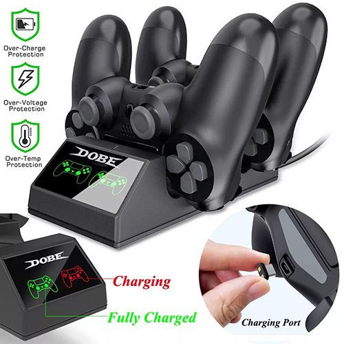 Playstation 4 PS4 Controller Mini Dual USB Charging Dock Charging Station Stand